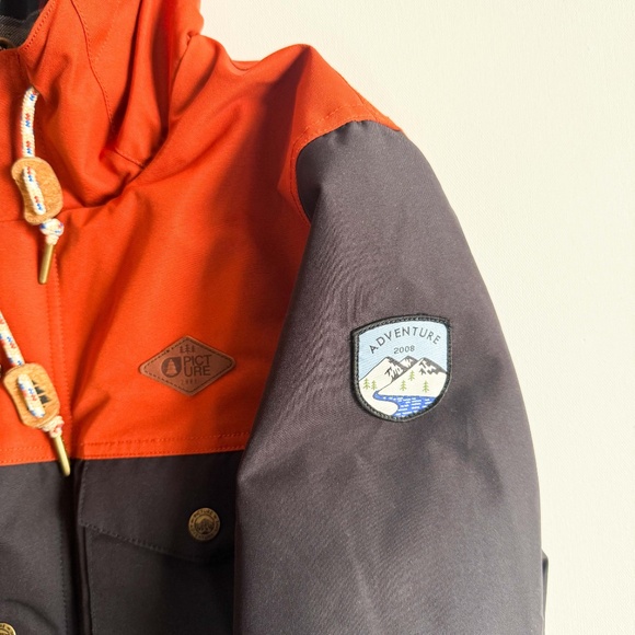 Picture Organics Jack Insulated Wind-Waterproof Ski Snowboard Jacket Men's Small - Picture 9 of 16